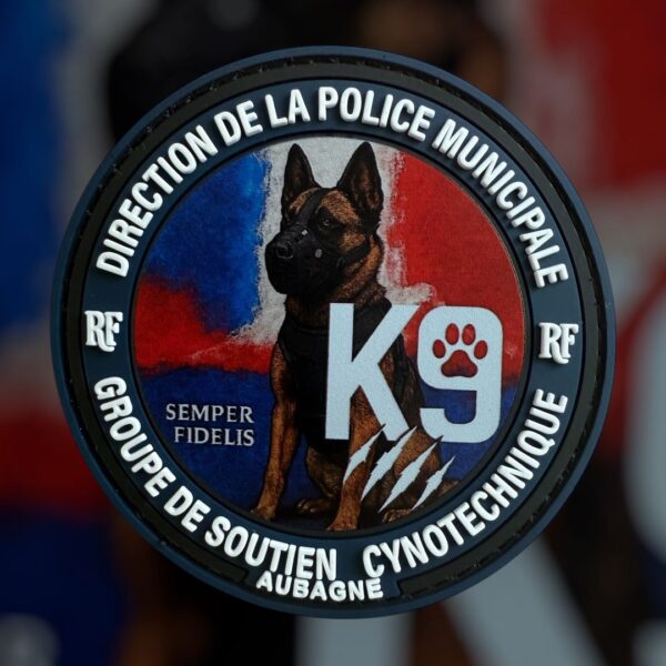 Ecusson K9 AUBAGNE - Précommande